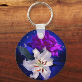 Porte-clés Porte - clé de fleurs magiques (Recto)