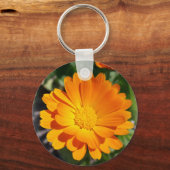 Porte-clés porte - clé de fleurs marigold (Recto)