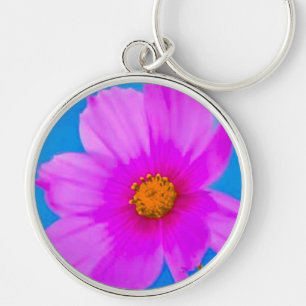 Porte-clés Porte - clé de fleurs roses