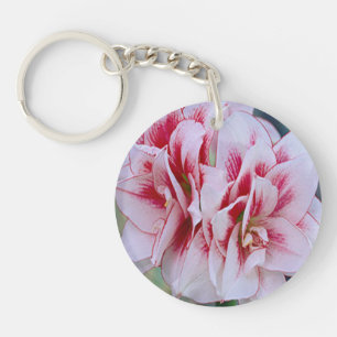 Porte-clés Porte - clé de fleurs roses