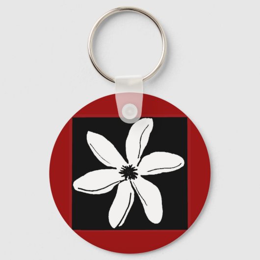 Porte-clés Porte - clé de fleurs Tiare (Recto)