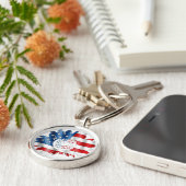 Porte-clés PORTE - CLÉ de fleurs USA (Côté)