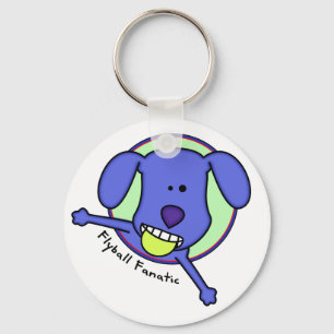 Porte-clés Porte - clé de Flyball Bleu