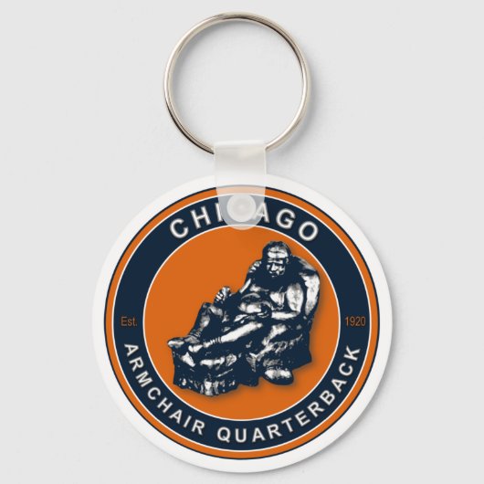 Porte-clés Porte - clé de football QB Chicago (Recto)