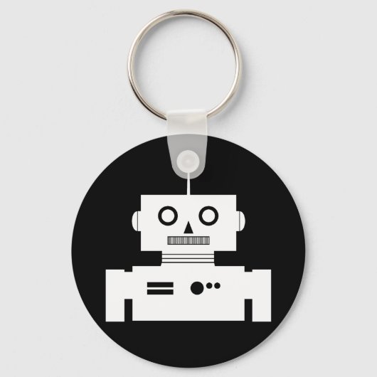 Porte-clés Porte - clé de forme robotique rétro (Recto)