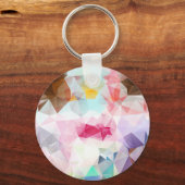 Porte-clés Porte - clé de formes géométriques cristallines (Recto)