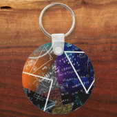 Porte-clés Porte - clé de formule mathématique (Verso)