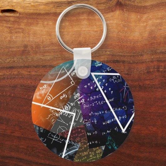 Porte-clés Porte - clé de formule mathématique (Verso)