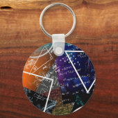 Porte-clés Porte - clé de formule mathématique (Recto)