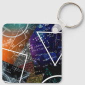 Porte-clés Porte - clé de formule mathématique (Dos)
