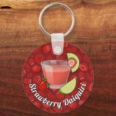 Porte-clés Porte - clé de fraise Daiquiri (Recto)