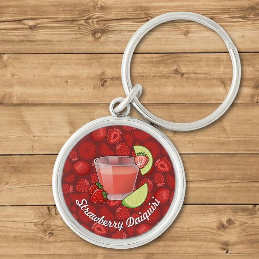 Porte-clés Porte - clé de fraise Daiquiri