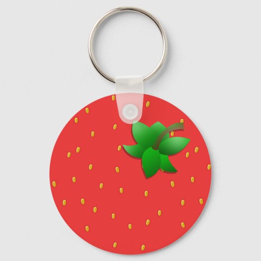 Porte-clés Porte - clé de fraises (Recto)