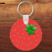 Porte-clés Porte - clé de fraises (Recto)