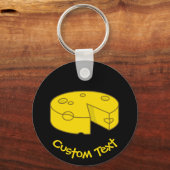 Porte-clés Porte - clé de fromage jaune (Recto)
