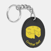 Porte-clés Porte - clé de fromage jaune (Devant gauche)