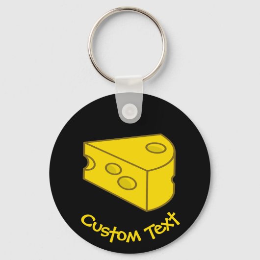 Porte-clés Porte - clé de fromage jaune (Recto)