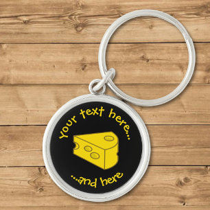 Porte-clés Porte - clé de fromage jaune
