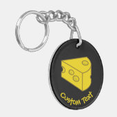 Porte-clés Porte - clé de fromage jaune (Devant gauche)