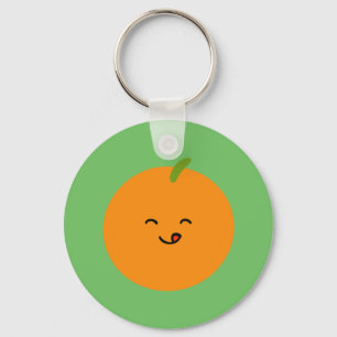 Porte-clés Porte - clé de fruits orange