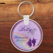 Porte-clés Porte - clé de garde d'enfants personnalisable (Recto)