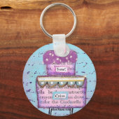 Porte-clés Porte - clé de gâteaux sucrés (Recto)