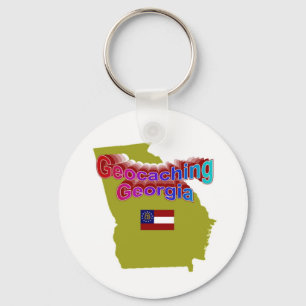 Porte-clés Porte - clé de Geocaching la Géorgie