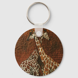 Porte-clés Porte - clé de Giraffe Lover