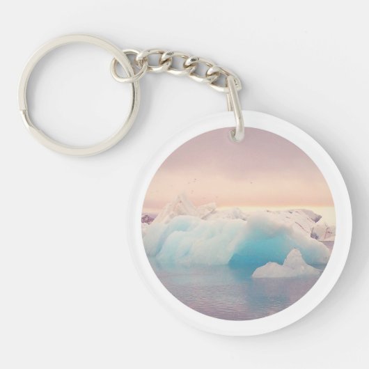 Porte-clés Porte - clé de glacier islandais (Devant)
