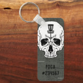 Porte-clés Porte - clé de golf de disque de numéro PDGA perso (Recto)