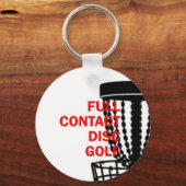 Porte-clés Porte - clé de golf du disque de contact complet (Recto)