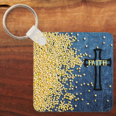 Porte-clés porte - clé de graine de moutarde (Recto)