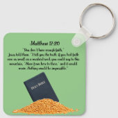 Porte-clés porte - clé de graine de moutarde (Dos)