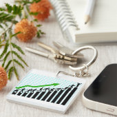 Porte-clés Porte - clé de graphique de tendance ascendante (Devant Droit)