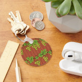 Porte-clés Porte - clé de graphique vert