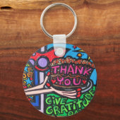 Porte-clés porte - clé de gratitude (Recto)