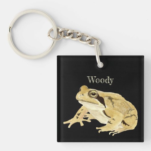 Porte-clés Porte - clé de grenouille à bois (Devant)