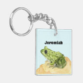 Porte-clés Porte - clé de grenouille verte (Devant gauche)