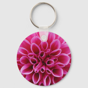 Porte-clés Porte - clé de gros plan rose