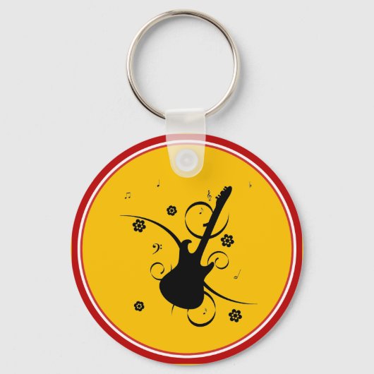 Porte-clés Porte - clé de guitare (Recto)
