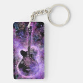 Porte-clés Porte - clé de guitare musicale (Dos)