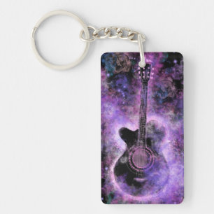 Porte-clés Porte - clé de guitare musicale