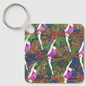 Porte-clés Porte - clé de gymnastique pour Gymnaste (Recto)