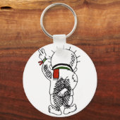 Porte-clés Porte - clé de Handala (Enfant Palestinien) (Recto)