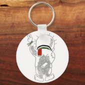 Porte-clés Porte - clé de Handala (Enfant Palestinien) (Recto)