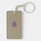 Porte-clés Porte - clé de hibou pourpre (Dos)