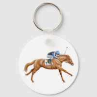 Porte - clé de hippocampe Thoroughbred