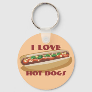 Porte-clés Porte - clé de hot-dog