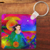 Porte-clés Porte - clé de jardin enchanté (Verso)