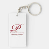 Porte-clés Porte - clé de Jean Calvin (Dos)